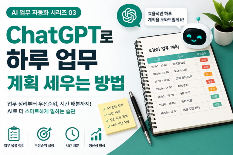 ChatGPT로 하루 업무