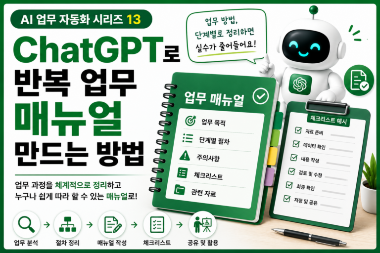 ChatGPT 업무 매뉴얼