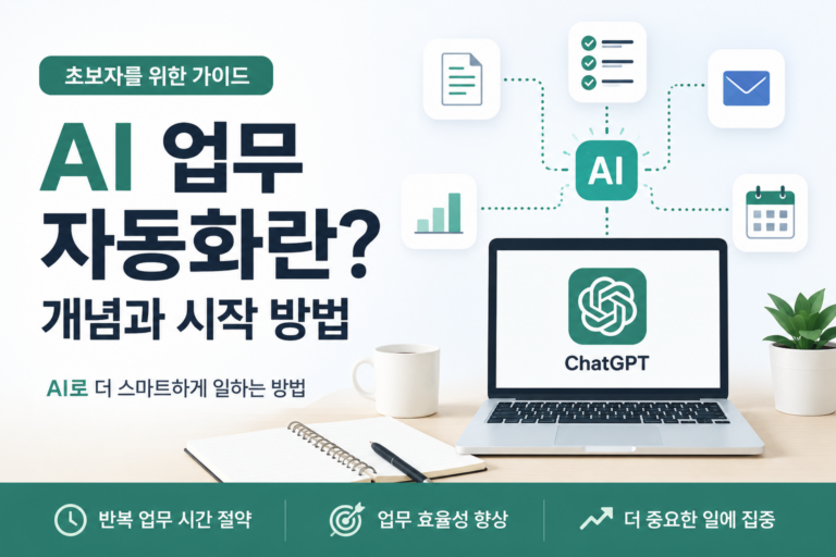 AI 업무 자동화란? 초보자를 위한